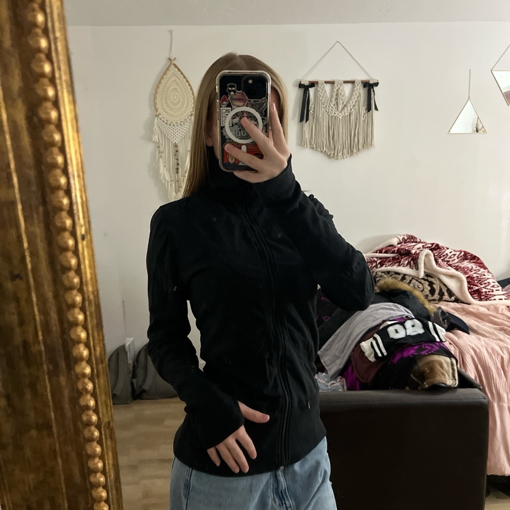Black Zip-Up Jacket